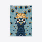 Pfau – Pavarotti – Bildkarte A5